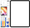 Ersatzbildschirm Kompatibel für iPad Pro 12.9 4. Generation (2020) A2229 A2069 A2232, für iPad Pro 12.9 4. Generation (2020), Frontglas außen (kein Touchscreen-Digitizer, kein LCD)