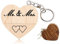 Clé USB 2.0 en bois avec gravure en forme de cœur massif Gravure personnalisable 32 Go