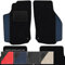 moto-MOLTICO Fußmatten Auto Velours Autoteppiche Schwarz Automatten Set 4-teilig - Auffälliges Design - passend für Opel Adam 2012-2019, Corsa D 2006-2014 (Blaues Muster)