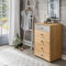 WIEMANN Kiruna Kommode, Eiche, Braun, beige, Creme, grau, Champagner, 60x86x43 cm