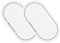 Totority 2st Bassdrum-aufkleber Trommelfell-patch Trommelkopfteile Kick-drum-patch Trommelfellschutz Kick-drum-pedal-patch Drum-pad Bassdrum-patch Das Haustier Weiß Schlagzeug Schutzpolster