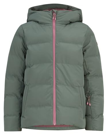 Ziener Kinder AMANI Ski-Jacke/Winterjacke | warm, atmungsaktiv, wasserdicht, green mud, 176
