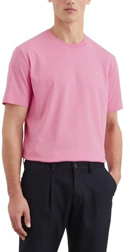 Marc O'Polo Herren T-Shirt aus Bio-Baumwolle Regular Fit, Rosa (Scandi Rose), M