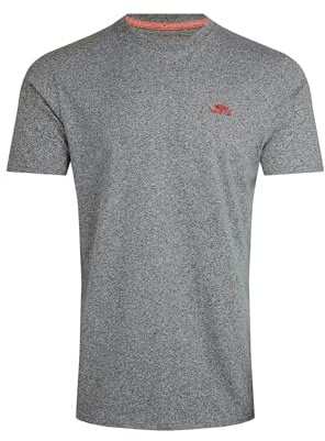 Weird Fish Fished Branded T-Shirt Ebony Marl Size 5XL