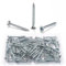VooGenzek 80 PCS M3.5 * 40 mm Coarse Thread Point Drywall Screws, Phillips Countersunk, Plasterboard Wood Screw, for Plasterboard, Drywall and Wood, Silver