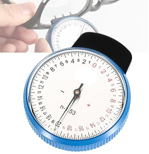 OGLFGLNY Optical Lens Clock Base Curve Measurement, Optician Lens Curvature Measure Gauge, Accurately Measure Lens Curvature, Measuring Range+/-20, for Lens