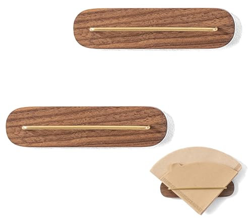 2 Piezas Soporte De Papel De Café, Soporte Para Filtro De Café, Caja Para Filtros De Café, Estante De Papel De Filtro De Café, Portafiltro De Café En Forma De Abanico, Filtros De Café Para Abanicos