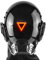 Punk Helm mit LED - Techwear Maske, Vertex Future Design, leuchtmaske für Cosplay, Halloween & Fasching