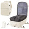 VENATIN Vacuum Backpack Travel, Airback Backpacks,Carry on Backpack with Air Pump,Vacuum Seal Compression Bag, Personal Item Travel Bags, Beige
