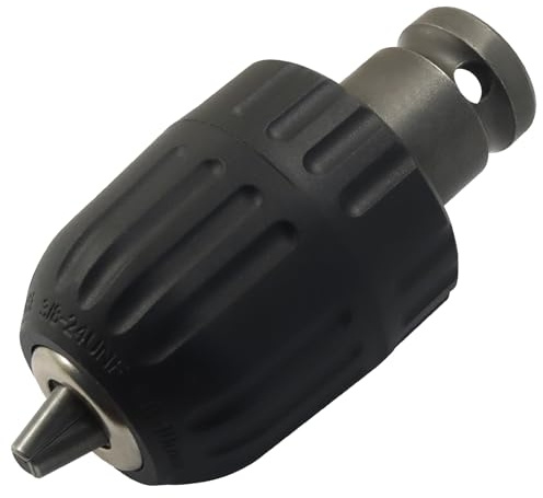 Cjueiom Keyless Drill Chuck Adapter, 0.8-10mm, 3/8-24UNF Thread