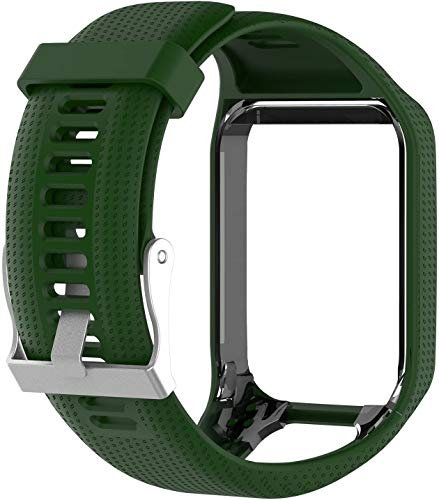 Axcellent Band für Tomtom Runner 2 3, Spark 3, Golfer 2, Adventurer - Armband mit Silikon-Ersatzarmband - GPS Smart Watch-Zubehör