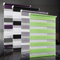 bobodeco Doppelrollo klemmfix ohne Bohren Duo Rollos für Fenster mit Klemmträger, Fensterrollo lichtdurchlässig & verdunkelnd Wandmontage Sichtschutz- Grün B45 x H120cm (Stoffbreite 41cm)