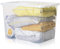 TENLITE 80 Litre Large Plastic Storage Box with Lid - PACK OF 3 | Clear Transparent Storage Container (80L Crystal Container)