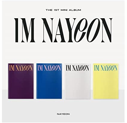 Dreamus NAYEON TWICE – IM 1st Mini-Album + Vorbestellungsvorteil gefaltetes Poster extra Fotokarten-Set (I'M ver.), 210 x 290 mm, JYPK1383