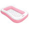 Intex 58423NP - Piscina Gonfiabile Rettangolare Rosa, Vinile, Rosa, 166x100x25 cm