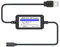 Yorikyas Beheizte Jacke Akku Adapter Ladegerät USB Stecker Kabel für Milwaukee, Dewalt, Makita, Snap-on, Metabo, Craftsman, AEG, Ryobi, Rigid (5V Step-Up 12V)