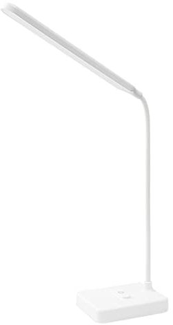 Snner 1PC Cordless Led Desk Lamp Rechargeable 2000Mah Battery Powered, 3 Colors 6 Brightness Dimmable, Eye-Caring, Foldable Dimmable, Table Lamp for Reading, Studying, Working, White