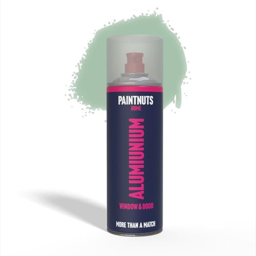 Paintnuts Aluminium Window & Door Paint - NCS-3010-G10Y - CHARTWELL GREEN Satin 400ml Spray Can