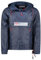 Geographical Norway Choupa Men - Veste Coupe Vent Homme Outdoor - Blouson Deperlant Manches Longues Hommes - Manteau Pluie Randonnee Saison Printemps Ete Automne Hiver (MARINE XL)