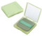 100PCS Papier Buvard + Papier Matifiante +1 Miroir + 1 Houppette Contrôle de Sébum Effet Mat Longue Durée Retouche Rapide Pour Un Teint Frais et Mat, Pas de Parfum, Vegan