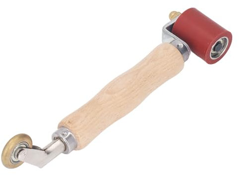 Silikon -Nahtrollen -Werkzeug, 260 ℃ 40 Mm Doppellager -Dachrollen -Werkzeug mit 6 Mm Messingdetail Penny Roller, Glättungsdachrollen -Werkzeug für PVC -TPO -EPDM usw.