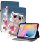 TEDTIKJT Funda para Samsung Galaxy Tab S6 Lite 10.4 Pulgadas 2024/2022/2020 SM-P610 P620 Tableta Carcasa Flip PU Cuero Protectora Carcasa con Función de Soporte Funda,Dibujos Animados Tigre