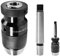 Schnellspannbohrfutter B16-1-16 mm mit MK2 Kegeldorn, Bohrfutter Adapter und Kegeldorn mit Austreiblappen, Ideal für Präzise Bohrarbeiten an Drehmaschinen und Bohrmaschinen