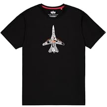 Alpha Industries Herren Air Force Sketch T-Shirt (1er Pack)