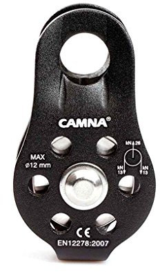 Republe Cuerda de Alpinismo Polea Polea aleación únicos fijados Escalada Rappel Equipamientos