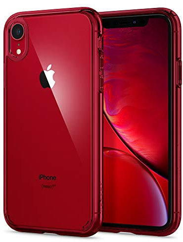Spigen Cover Ultra Hybrid Compatibile con iPhone XR - Rosso