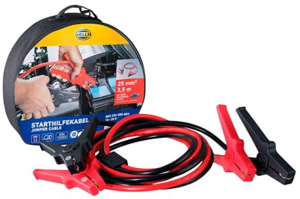 HELLA 8KS 236 689-001 Cavo avviamento ausiliario, 12/24V, 350A, Cavo 3.5m, con protezione contro sovratensioni