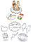 KitchenCraft The Nutcracker Collection Christmas Cookie Cutters in Gift Box, Stainless Steel