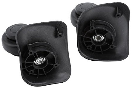 Universal-Räder für Gepäck aus Kunststoff, 1 Paar, 360 Grad drehbar-Ersatzrad für Gepäck, Koffer, Trolley, 1 Paar.