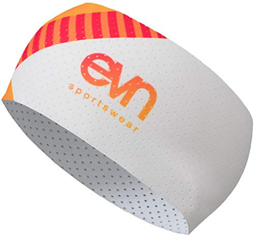 Sport Stirnbänder für Laufen, Radfahren, Wandern, Fitness, Yoga, Crossfit, Langlaufski und Draußen | Eleven AIR Bars | Damen, Herren und Kinder (Orange)