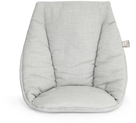 Tripp Trapp Cuscino Baby, Nordic Grey - Aggiungi morbidezza, Supporto e Comfort al tuo Tripp Trapp Baby Set - Lavabile in lavatrice, in Cotone organico - Per tutte le Sedie Tripp Trapp