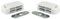Magnetic Cupboard Cabinet Door Catches, Small 40 x 22 x 12 mm, 4 kg Pull Strength - White, Pack of 2