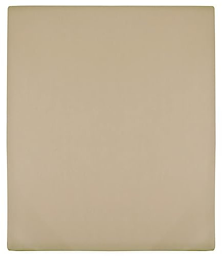 vidaXL 2X Spannbettlaken Spannbetttuch Bettwäsche Betttuch Bettlaken Spannlaken Laken Spannleintuch Jersey Taupe 90x200cm Baumwolle