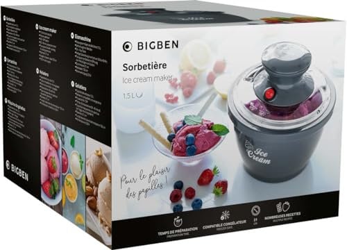 Sorbetière 1.5 litres Bigben Interactive