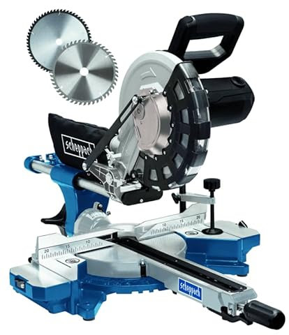 SCHEPPACH SCHE0183 Scie à Onglet Radiale HM254 SCHEPPACH-220-240V 50Hz 2000W-255mm-5901216901