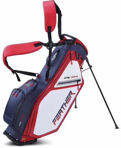 Big Max Dri Lite Feather Standbag Weiss/rot/Navy