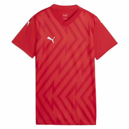 PUMA Unisex Teamglory Trikot WMNS Fußballtrikot, Red White, XL