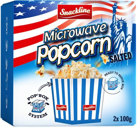 Palomitas Microondas Pop Box System 2x100gr (SALADAS)