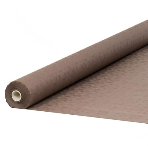 Tezraftaar® Paper Banquet Roll 8m x 1.14m Brown Disposable Banqueting Roll Table Cover Clothes for Christmas Catering Supply Wedding Birthday