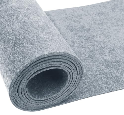 Yuragim Rollo de fieltro de 150 x 40 cm, camino de mesa de fieltro, 3 mm de grosor, fieltro de poliéster, alfombra de fieltro escandinavo, fieltro decorativo, fieltro de bolsillo, alfombrilla de