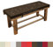 Lsjoaw Bankauflage 170X30X5CM Wasserdicht Sitzauflage Bankkissen Sitzkissen Gartenbank Auflage Schaukel Kissen für Gartenbank Schwingen Bankpolster Outdoor für Fensterbank Gartenkissen Dunkelbraun