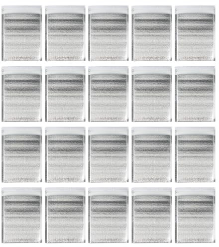 minkissy 20pcs Aluminum Temperature Controlled Packaging Cooler Lunch Insulated Thermal Bento Insulated Lunch Pouch Thermal Insulated Cold Shipping Mailers Bubble Mailers 20 x 25cm