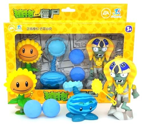 Zombies Toys,Zombies Figuren,Mini Figures Set,Kids' Play Figures Decoration,Watermelon Shooter And Zombies Vs Shooting Toys,Gift Great Gifts For Kids And Zombies Fans,Birthday And New Year Party