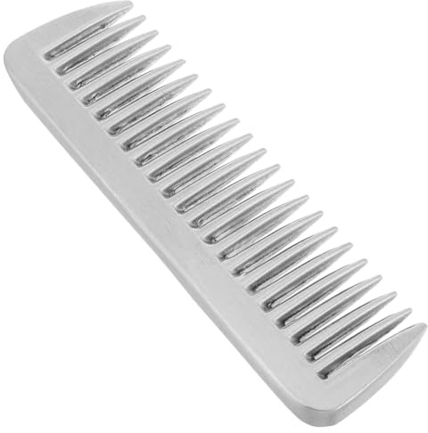 Toddmomy Peigne À Dents pour Cheval Brosse À Dents en Anneau Peigne en Métal pour Chiens Brosse À Hamster Peigne Antipelliculaire Peigne en CRIN De Cheval Peigne en CRIN De Cheval Peigne