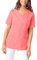 CLINIC DRESS Schlupfkasack Damen Kasack für die Pflege 1/2 Arm Regular Fit Länge ca. 70 cm 50% Baumwolle 95 Grad Wäsche pfirsichrosa, M