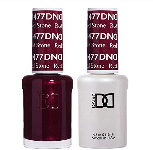 DND Duo Gel & Nail Polish Set - Red Stone 477-2x15ml